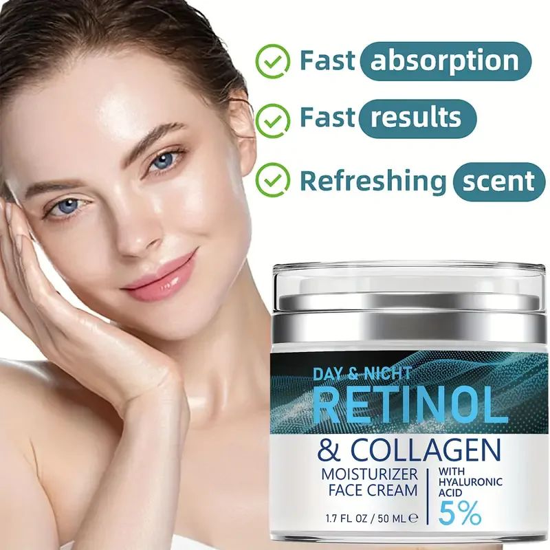 ENVISHA Retinol Collagen Face Cream – Anti-Aging & Deep Hydration Skincare-Whitening Cream-Blushia