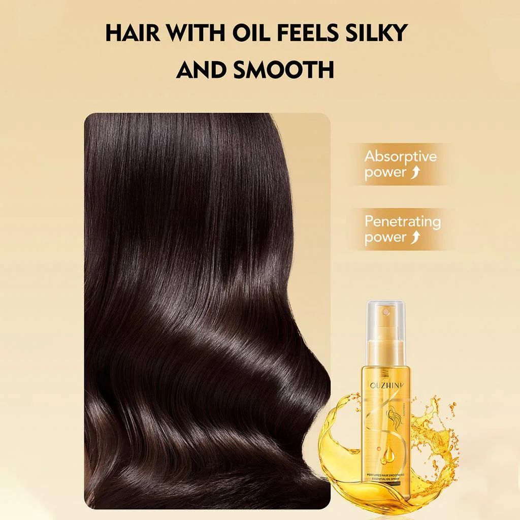 Deep Nourishing Hair Essential Oil Spray – Repair, Hydrate & Add Shine-Hair Oil-Blushia