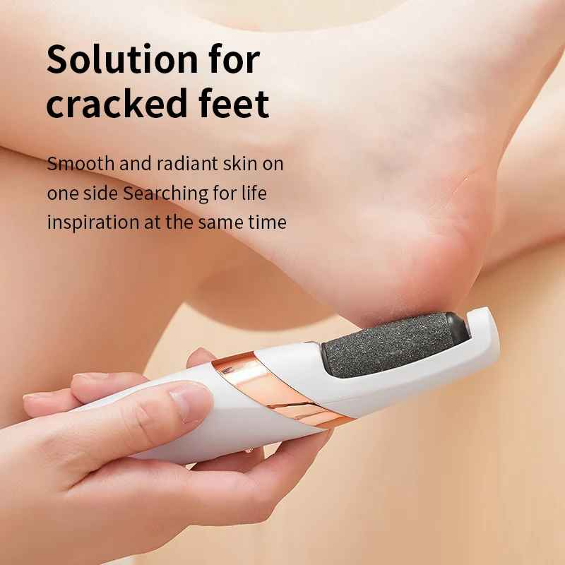 Foot Callus Remover Grinder, Automatic Pedicure Dead Skin Remover for Smooth Feet-Foot Callus Remover-Blushia