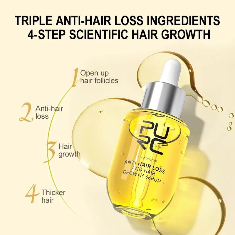 PURC Anti Hair Loss Serum – Ginger Hair Growth & Thickening Scalp Treatment-Hair Serum-Blushia