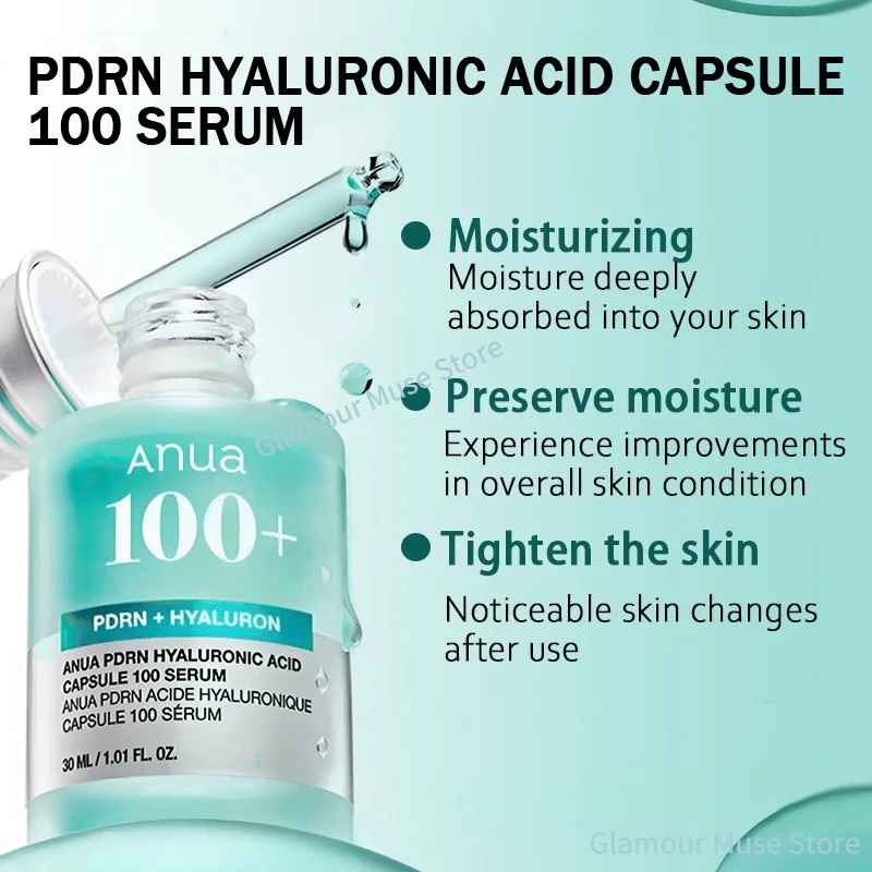 ANUA PDRN Hyaluronic Acid Capsule Serum 100 – Deep Hydration & Radiance-Hand Serum-Blushia