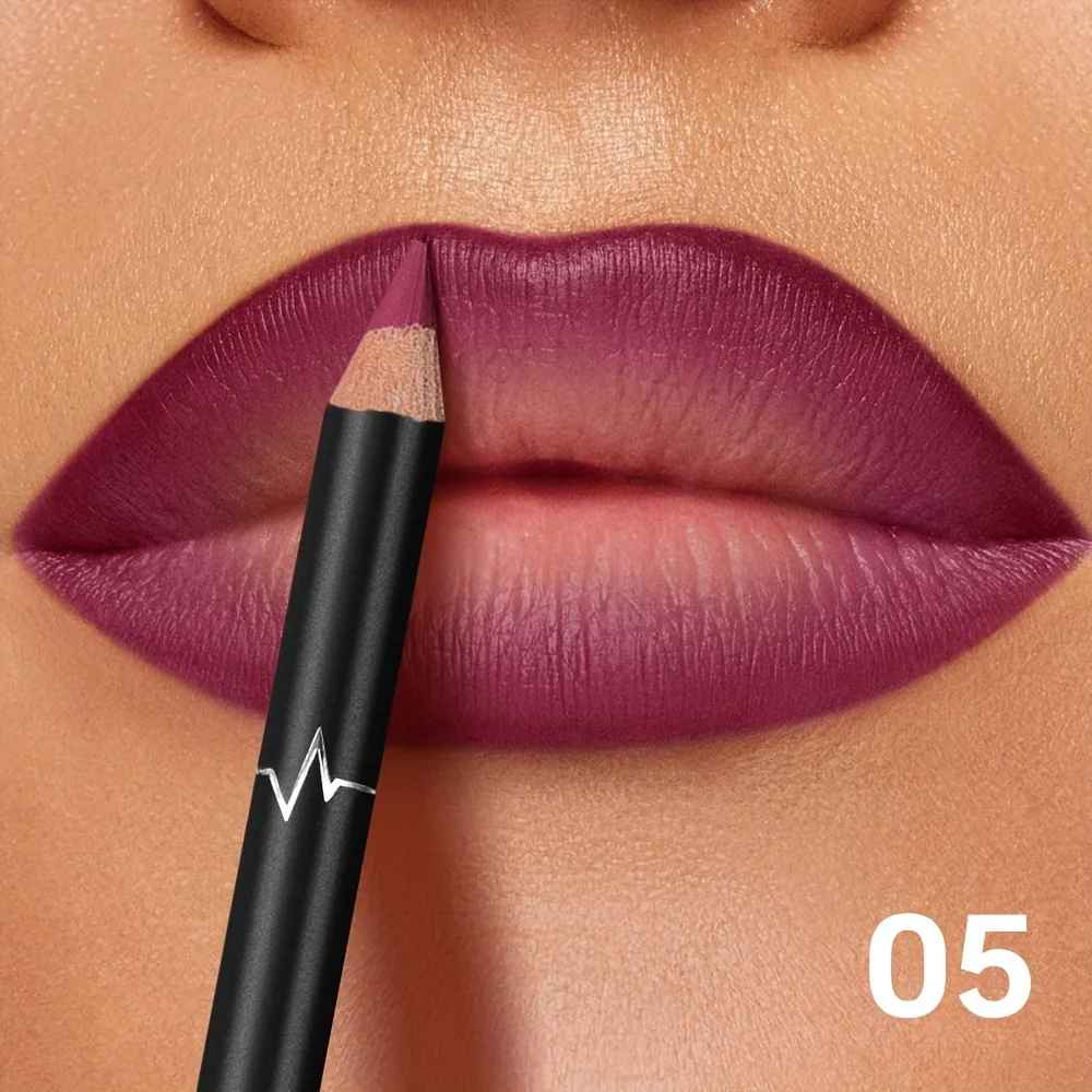 6-Color Matte Lip Liner Set – Waterproof Long-Lasting Non-Transfer-Lip Liner-Blushia