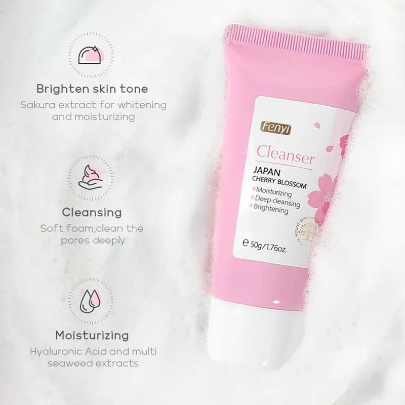 Vitamin C Facial Cleanser – Deep Cleansing & Blackhead Removal Face Wash-Face Wash-Blushia