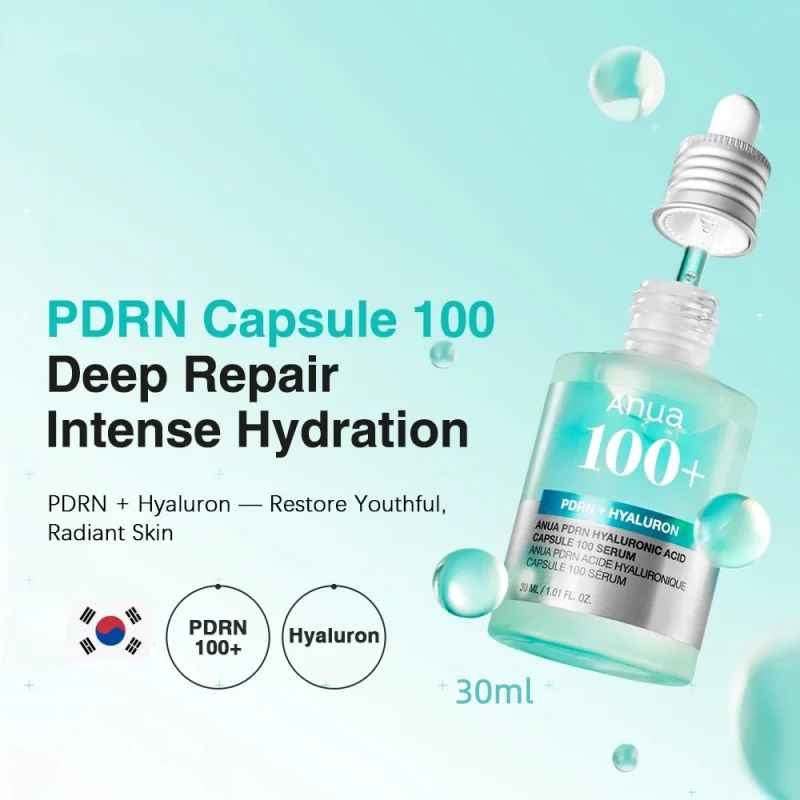 ANUA PDRN Hyaluronic Acid Capsule Serum 100 – Deep Hydration & Radiance-Hand Serum-Blushia