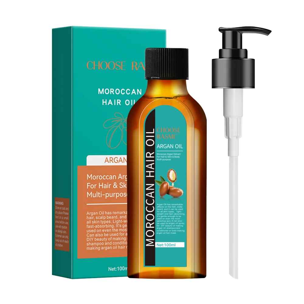 Moroccan Argan Hair Oil for Dry & Frizzy Hair 100ml