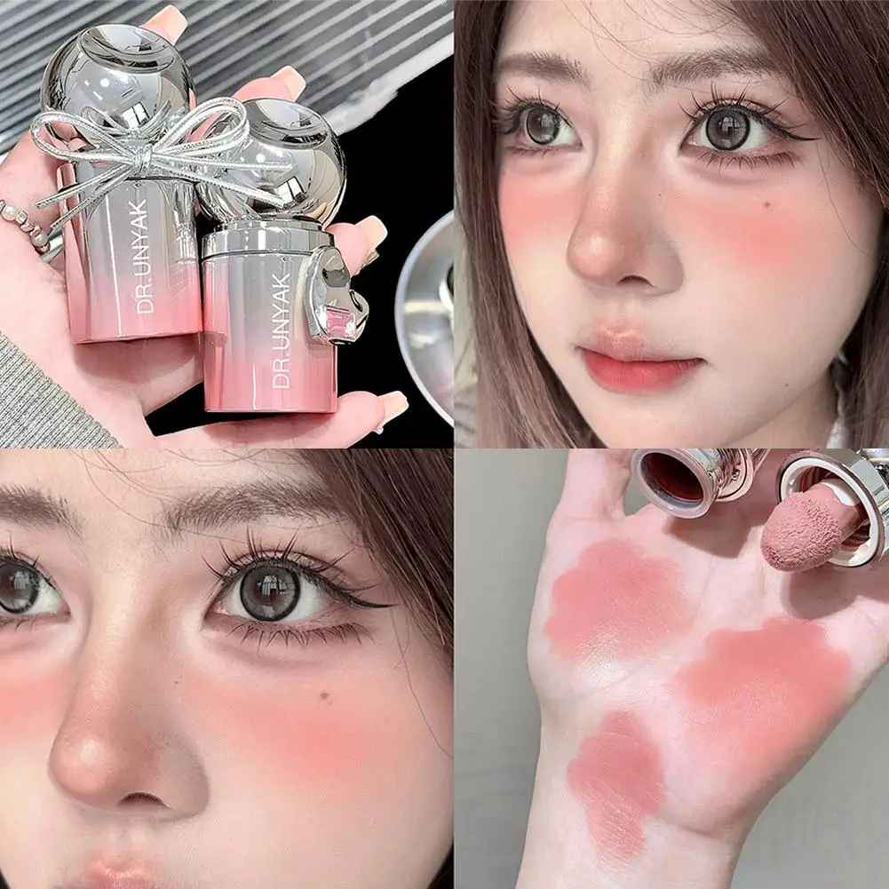 Velvet Matte Liquid Blush – Sponge Head Natural Face Blusher-Blush-Blushia