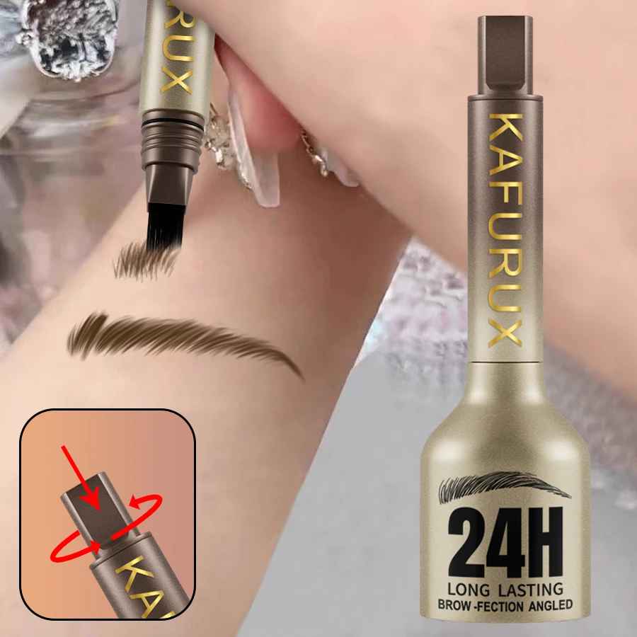 3D Eyebrow Pencil with Brush – Waterproof Long-Lasting Natural Brow Enhancer-Brows-Blushia