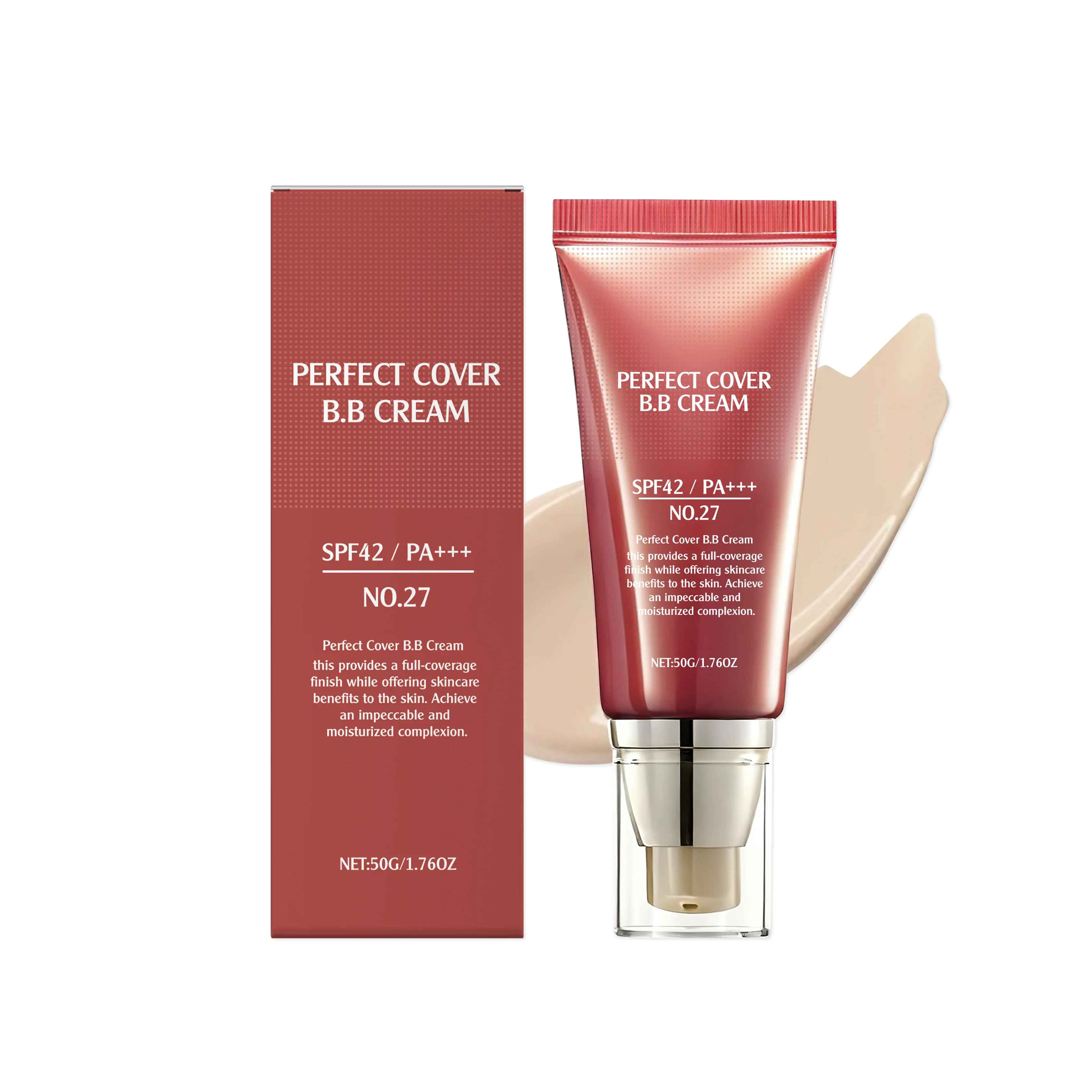 BB Cream SPF 42 PA+++ – Full Coverage Tinted Moisturiser & Concealer-BB Cream-Blushia