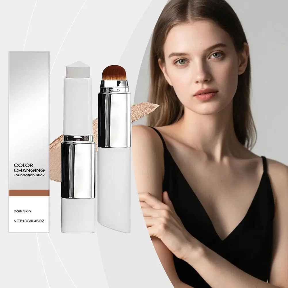 2-in-1 Color-Changing Foundation Stick – Lightweight Moisturising Base-Foundation-Blushia