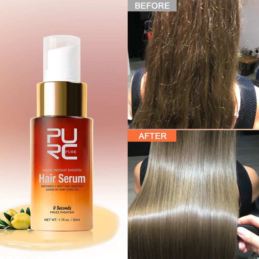 PURC Magic Instant Smooth Hair Serum – Nourishing Repair & Anti-Frizz Leave-In Hair Oil-Hair Serum-Blushia