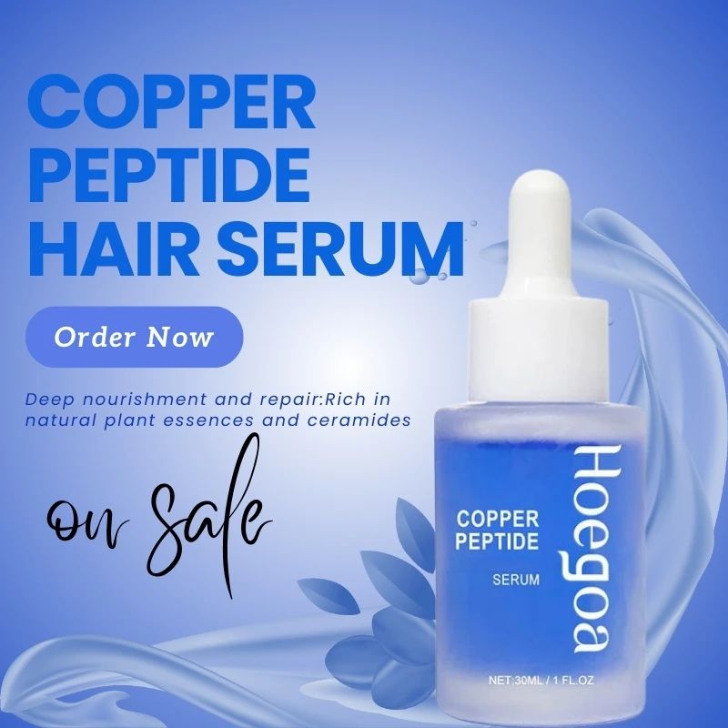 Copper Peptide Hair Density Serum – Anti Hair Loss & Growth Treatment for Damaged Hair-Hair Serum-Blushia