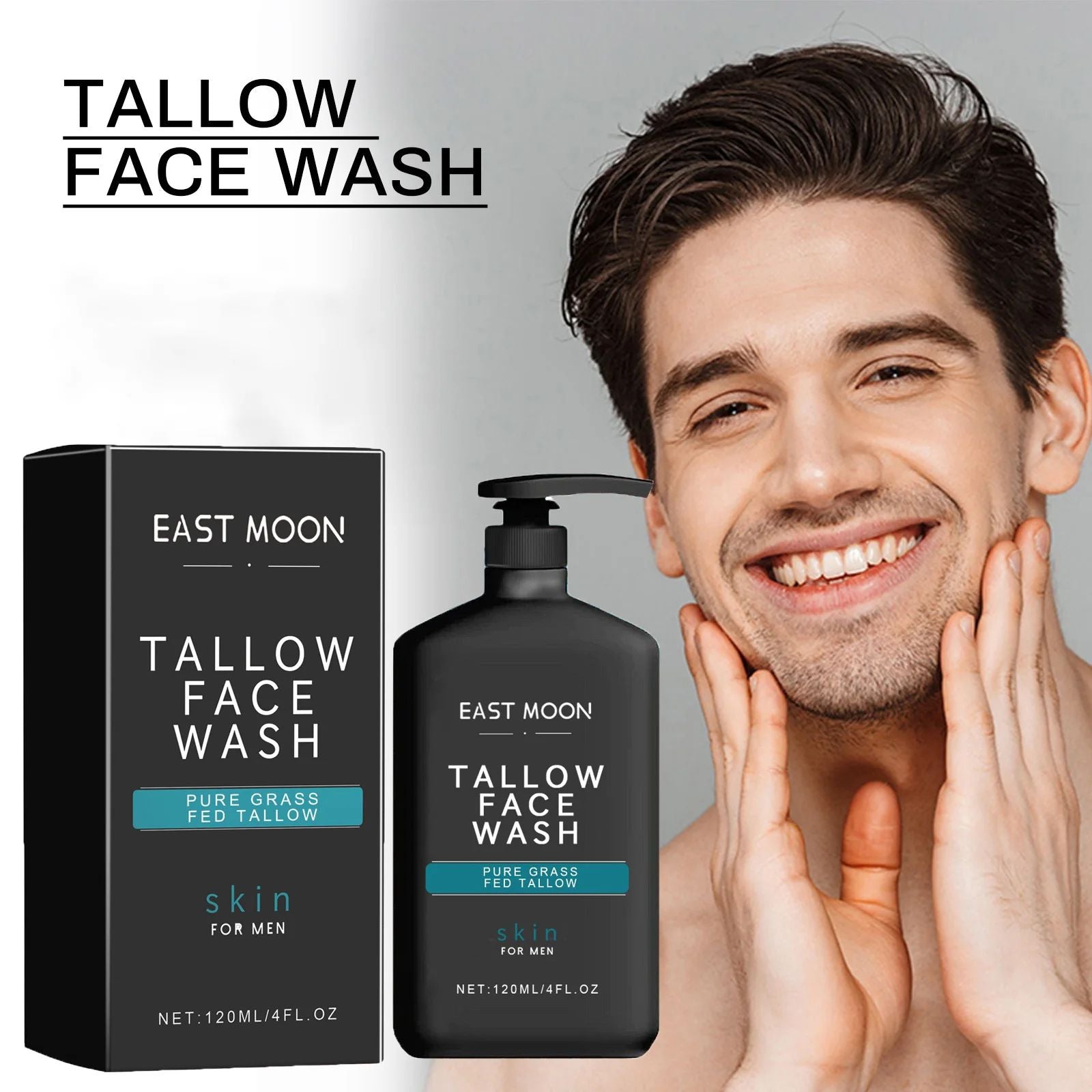 Men’s Deep Cleansing Face Wash – Oil Control & Acne Removal-Face Wash-Blushia
