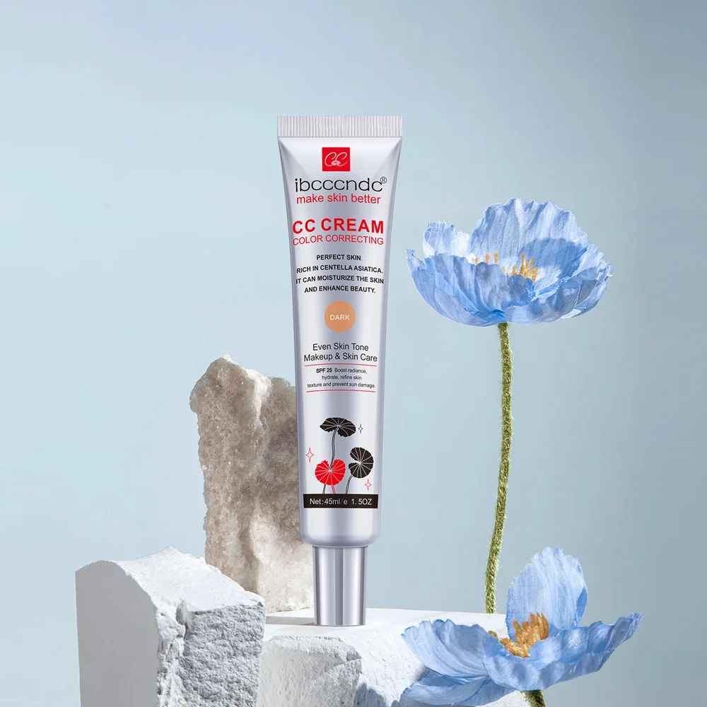 45ml Colour Correcting CC Cream – Centella Asiatica Repair Liquid Foundation & Natural Concealer-Color Correcting Cream-Blushia