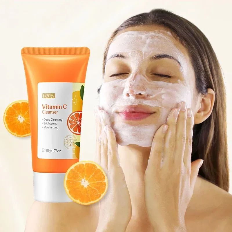 Vitamin C Facial Cleanser – Deep Cleansing & Blackhead Removal Face Wash-Face Wash-Blushia