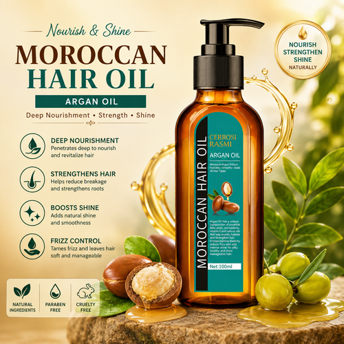 Hair Care Essential Oil – Moisturizing, Nourishing & Split-End Treatment