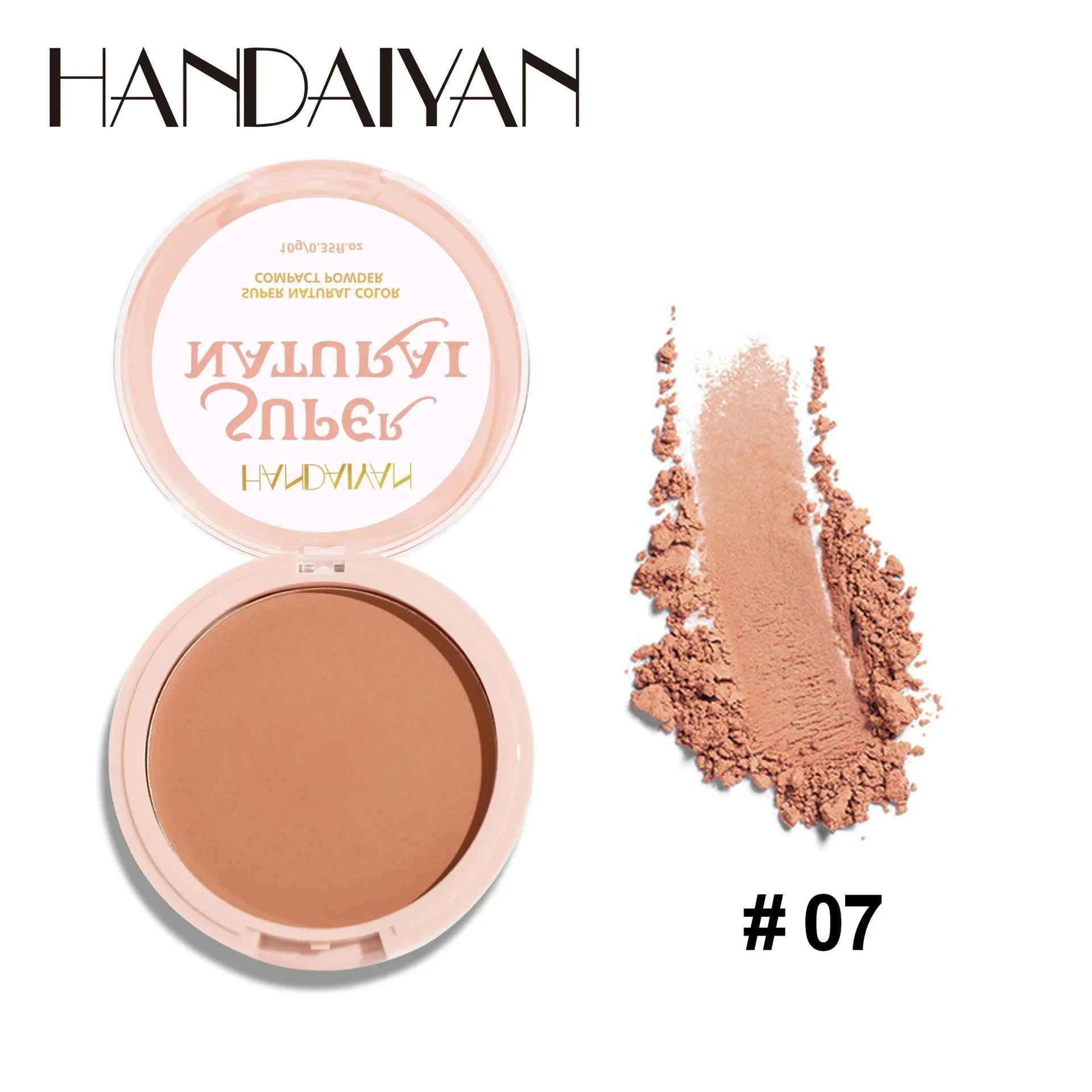 8 Color Matte Face Pressed Powder 24 Hours Oil Control Natural Setting Powder Foundation Full Coverage Waterproof Lasting Makeup-Face Powder-Blushia