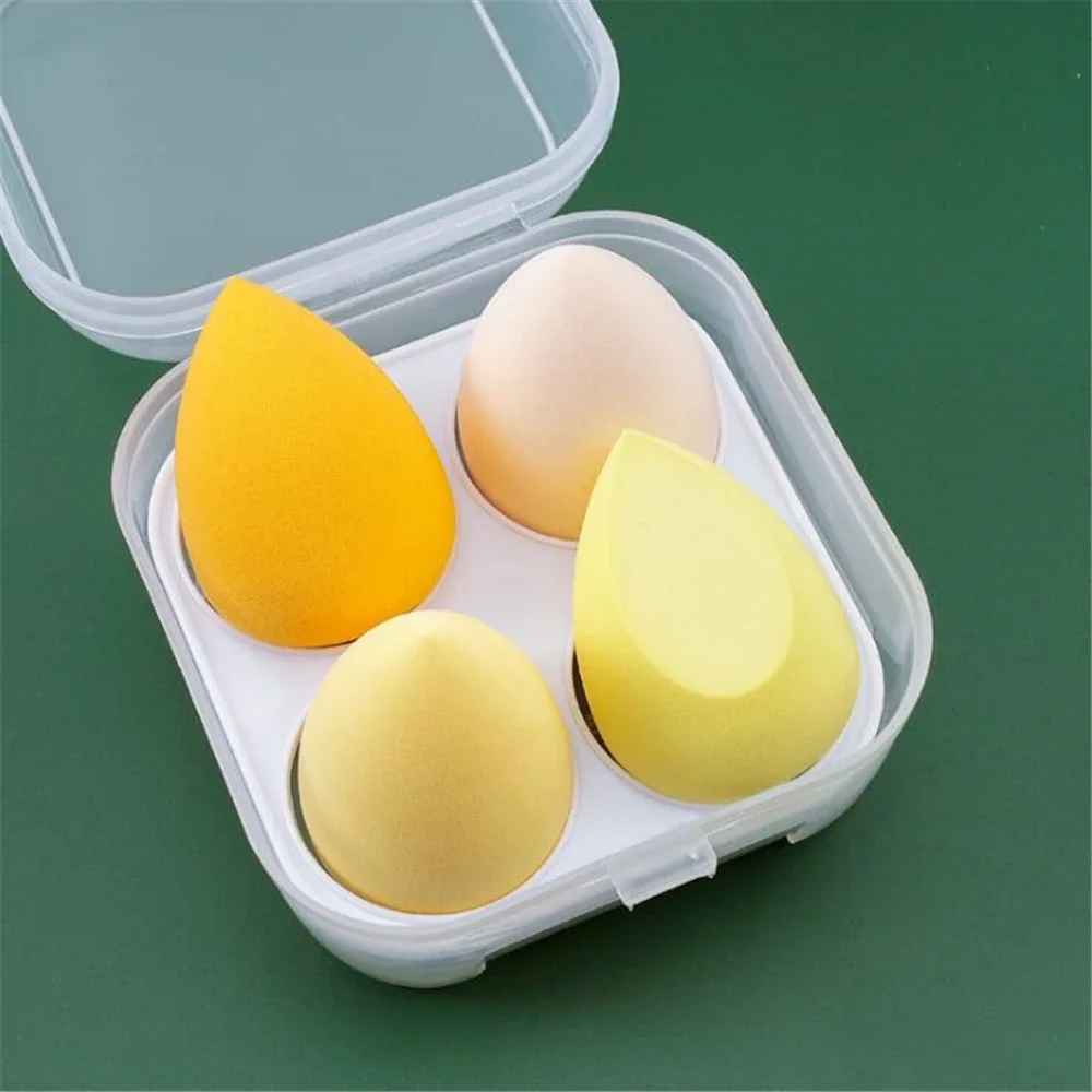 4-Piece Makeup Sponge Set – Soft Beauty Blender Foundation & Powder Puffs-Makeup Sponges-Blushia