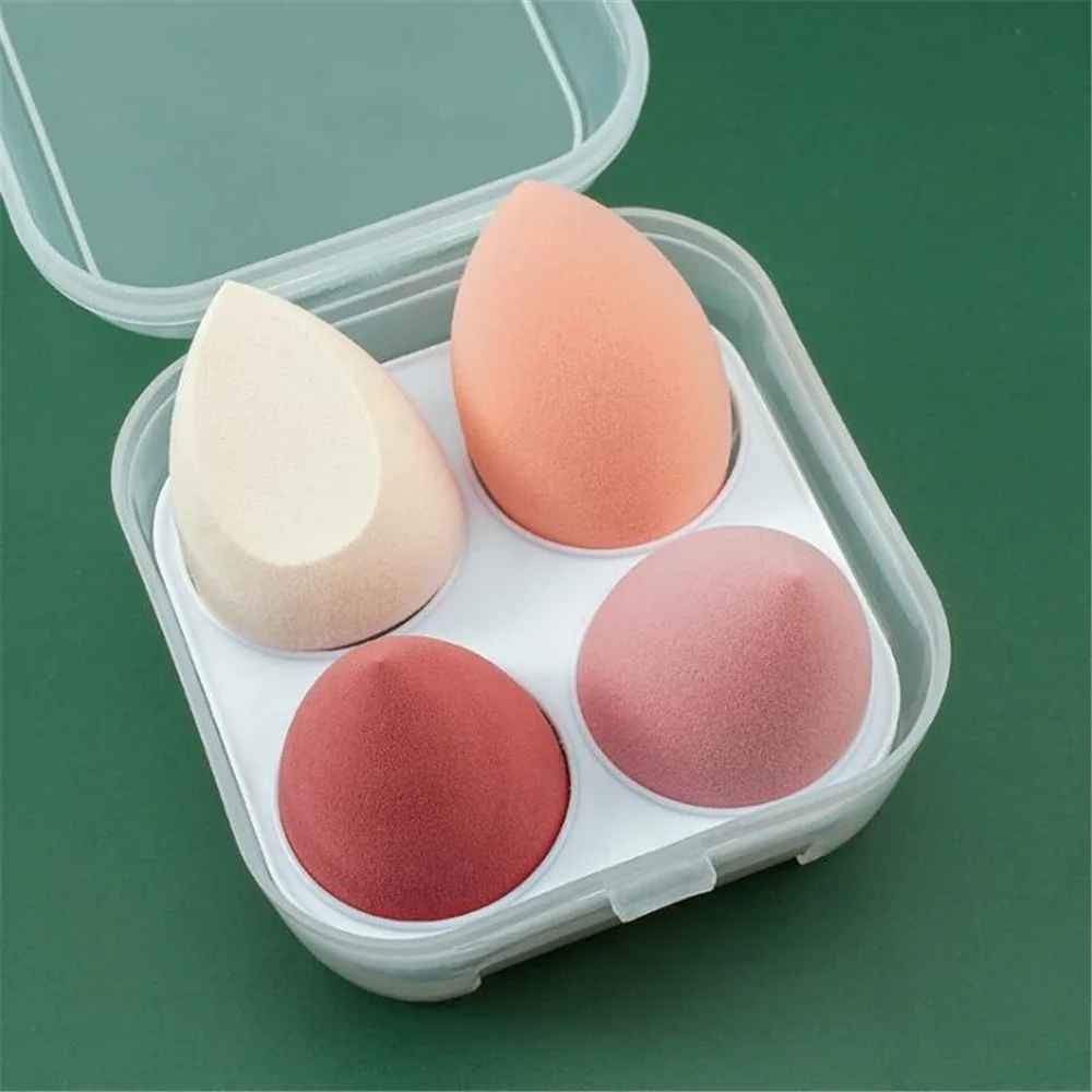 4-Piece Makeup Sponge Set – Soft Beauty Blender Foundation & Powder Puffs-Makeup Sponges-Blushia