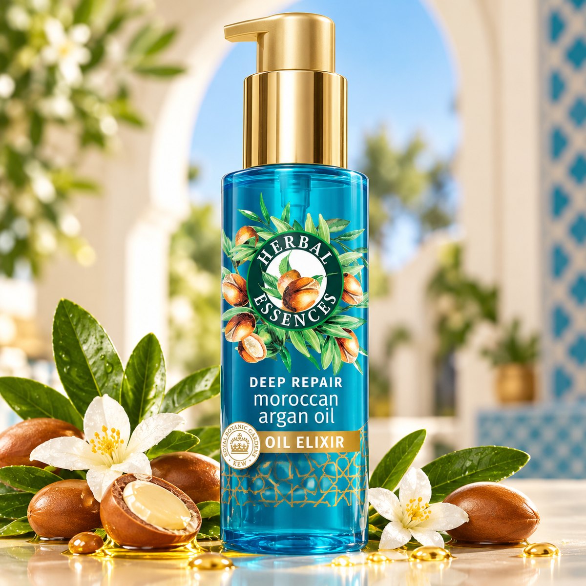 Herbal Essences Deep Repair Moroccan Argan Oil Elixir 95ml, Vegan